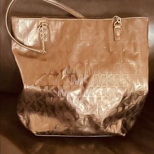 Gray monogram MK bag